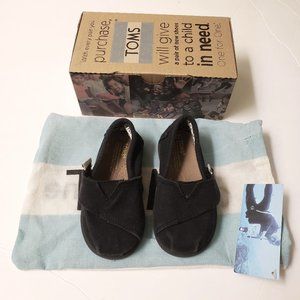 Toms Classic black canvas Alpargata